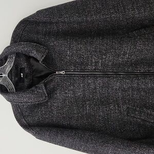 H&M dark gray wool-blend‎ bomber jacket size extra large